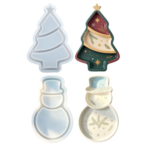 Christmas tray mold for - tray,