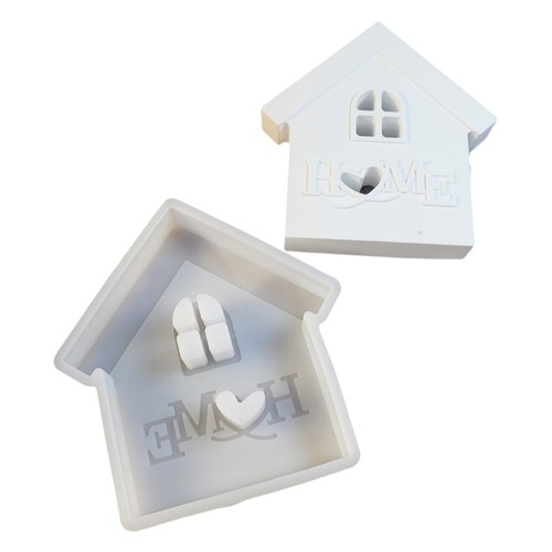 House shaped resin - resin, silicone