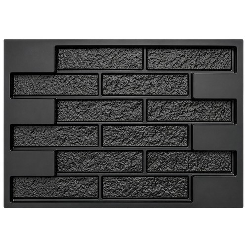 Black brick pattern - black, concrete