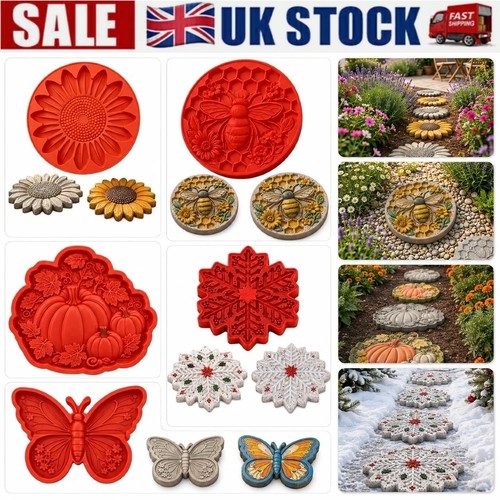Sunflower stepping stone mold - stepping,