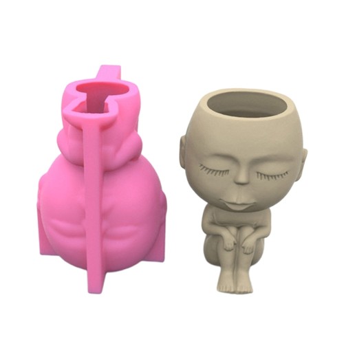 Flower pot silicone - pot, mold