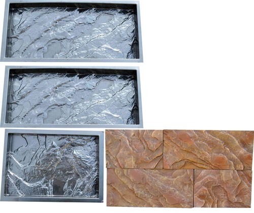 Concrete molds wall stone