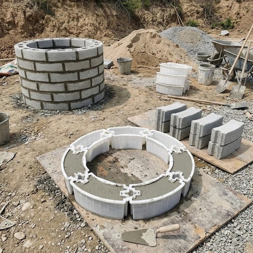 Garden fence concrete mould - fence,
