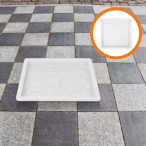 Concrete pavement mold - concrete,
