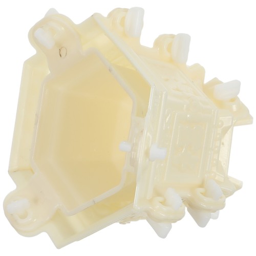 Beige reusable plastic - beige,