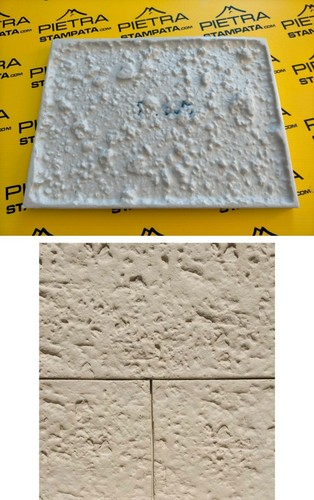 Printed concrete mold for