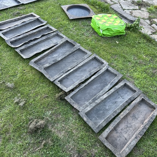 Paving slab concrete - paving, moulds