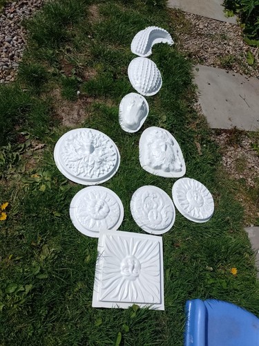 Concrete plastic garden - concrete,