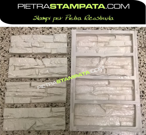 Veneer stone rubber mold - rubber,