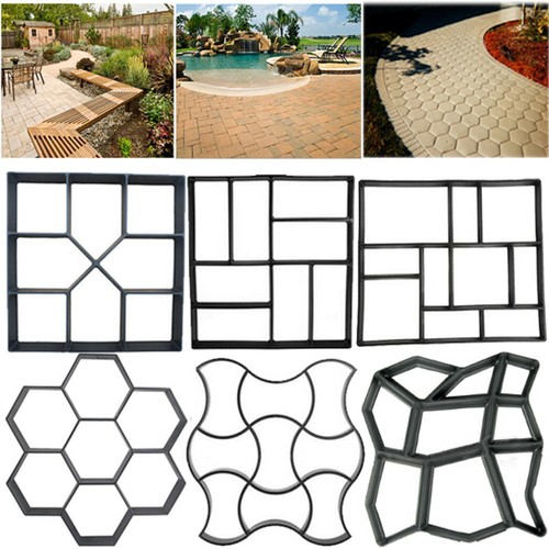 Diy path maker - concrete, mould