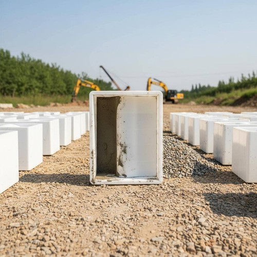 Drainage curb mold - drainage,