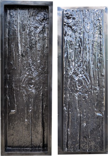 Old wooden boards concrete set - concrete,