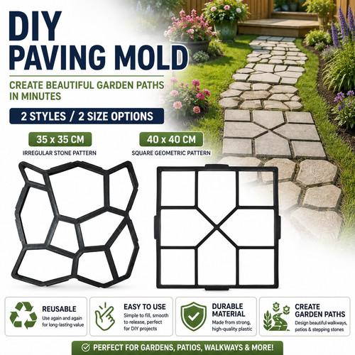 40cm garden paving pavement - 35/40cm,