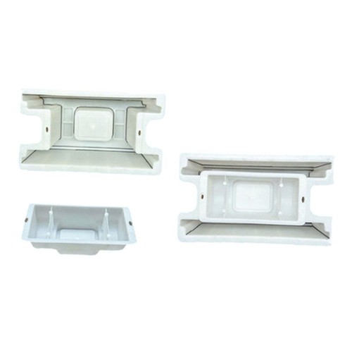 Reusable concrete block brick - block,