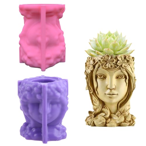Goddess concrete silicone mold - goddess,