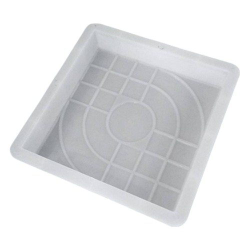 Concrete mold retro square - concrete,