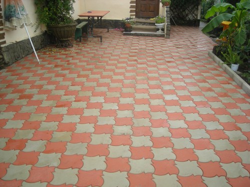 Garden paving pavement - paving,