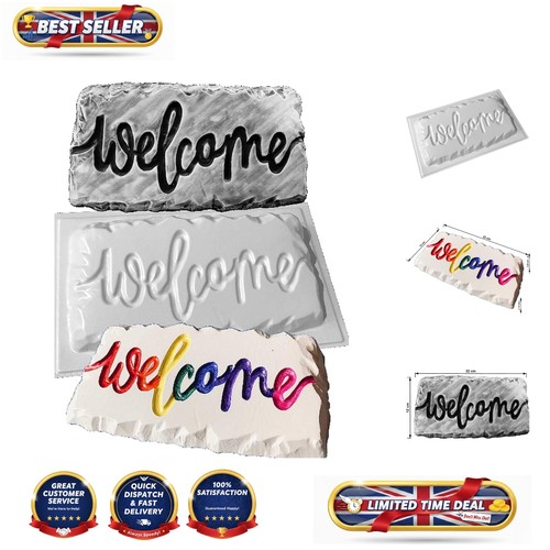 Welcome stone concrete mould - stone,